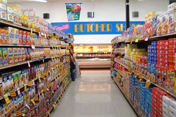 JC Market Thriftway grocery department