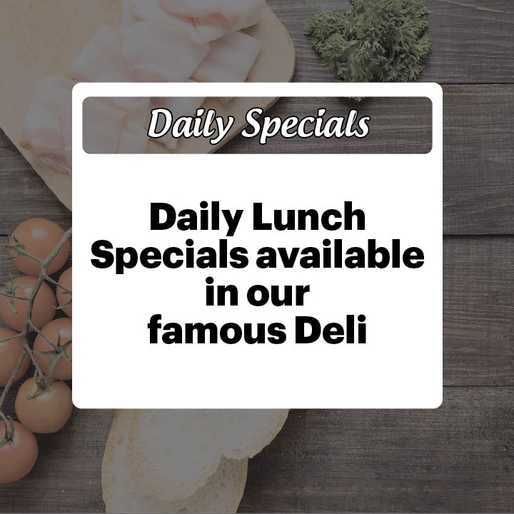 LUNCH SPECIALS