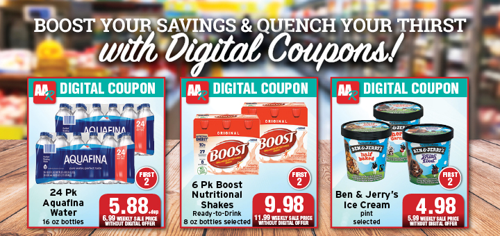 digital coupons savings