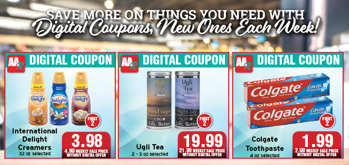 save more with digital coupons