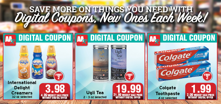 digital coupons save more with digital!