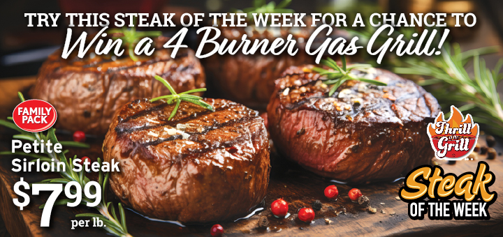 petite sirloin steak of the week