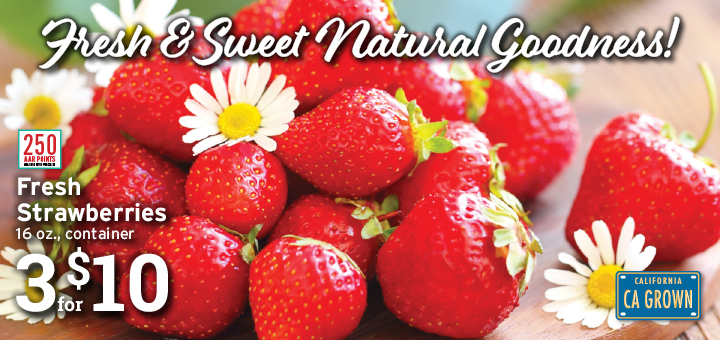 strawberries 3/10