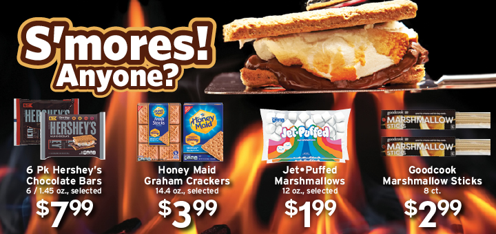 Smores ingredients scene