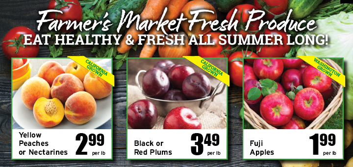 Farmers Market collage, prices