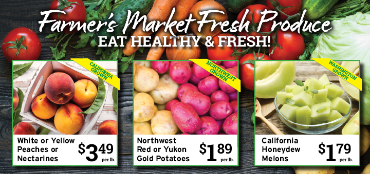 Farmers Market collage, prices