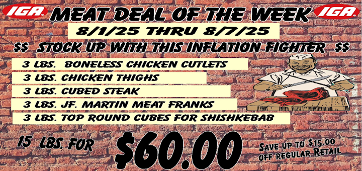 8/1 to 8/7/25 Meat Deal
