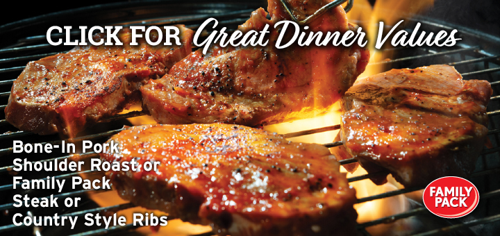 click for great dinner values