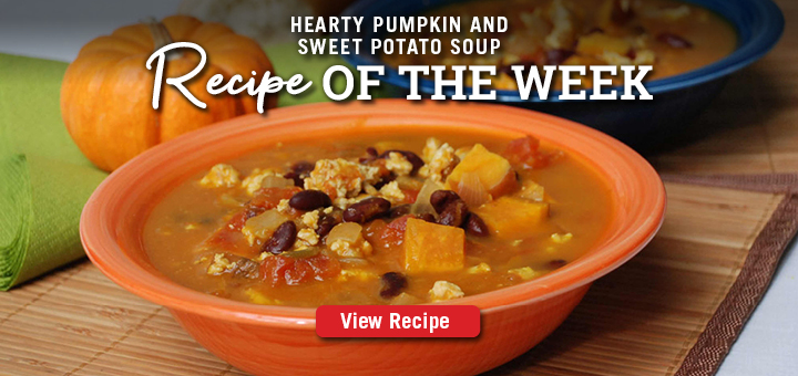 Hearty Pumpkin and Sweet Potato Soup