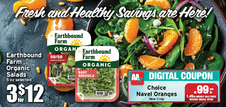 FRESH AND HEALTHY SAVINGS ARE HERE!