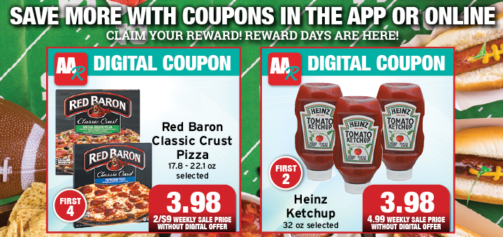SAVE MORE WITH COUPONS IN THE APP OR ONLINE- BANNER REWARD DAYS ARE HERE! CLAIM YOUR REWARD!