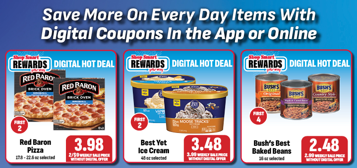 RED BARON, BEST YET ICE CREAM, BUSHS BEST BEANS