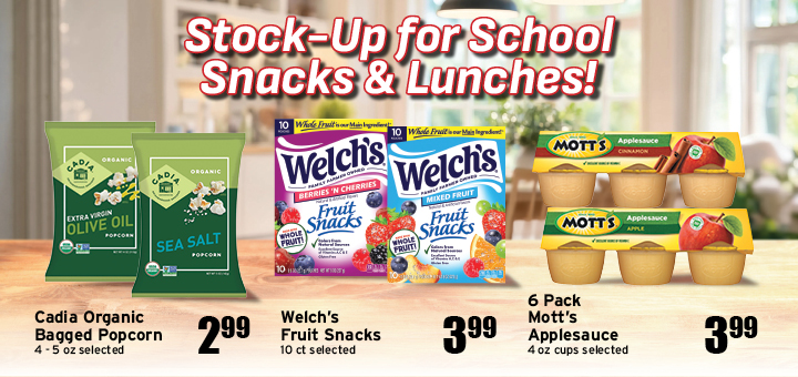 Stock up for School