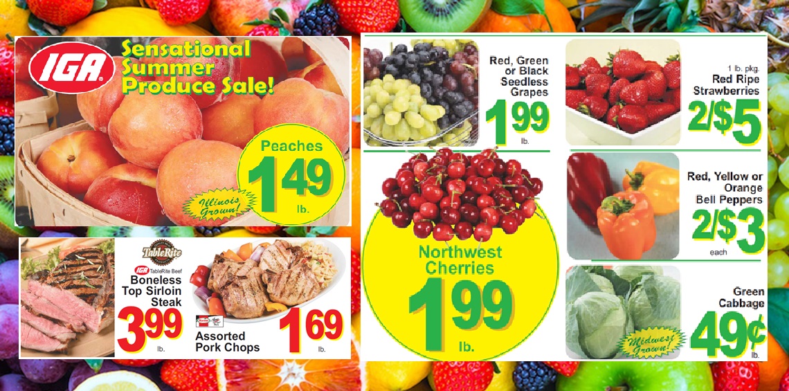 IGA Summer Produce Sale