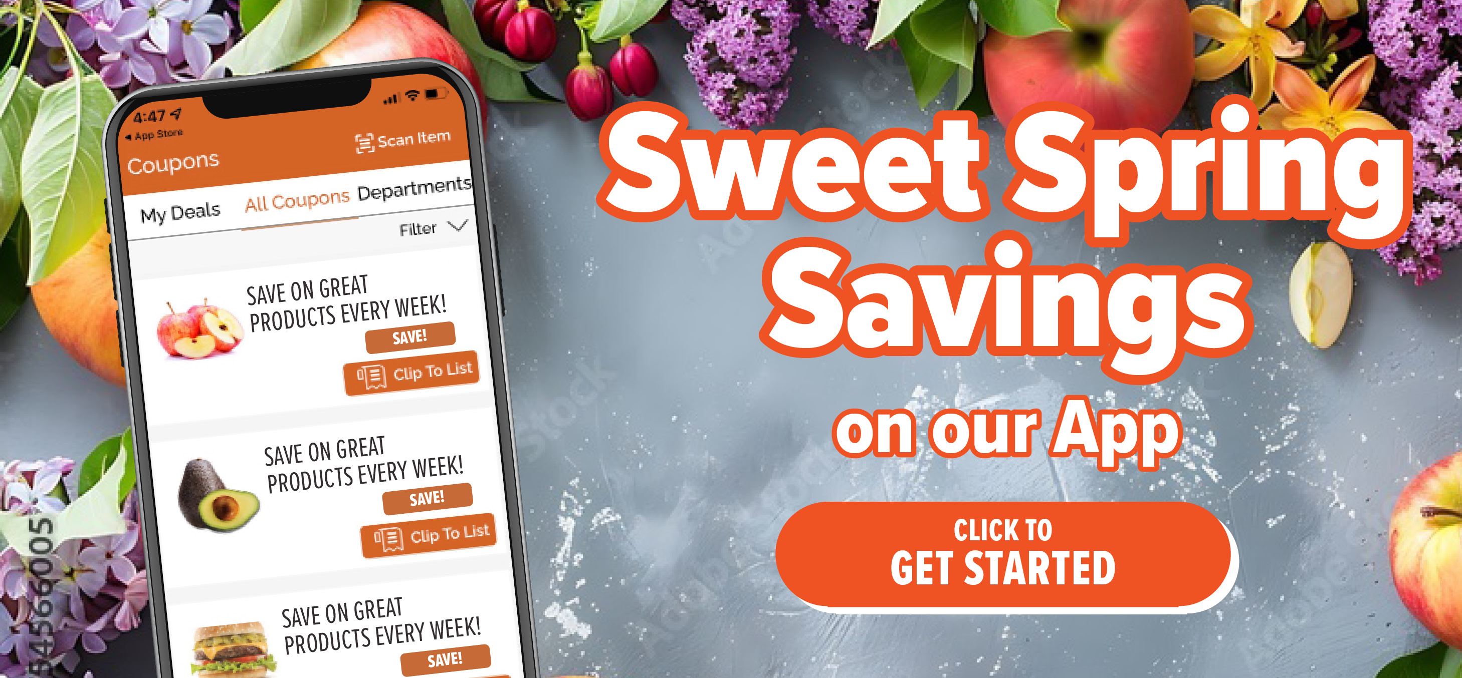 View Digital Coupons in our App