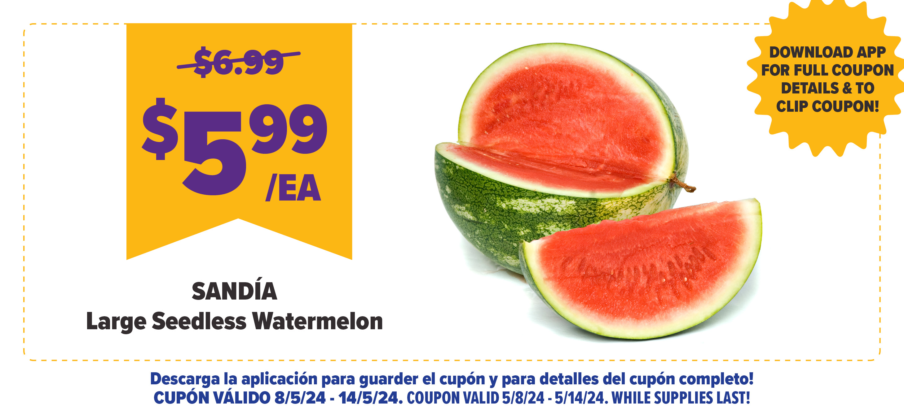 Digital Deal of the Week, Seedless Watermelon