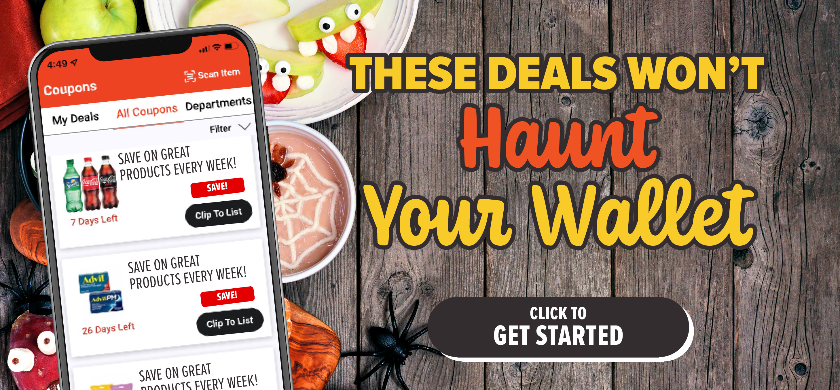 Download our Digital Coupons App