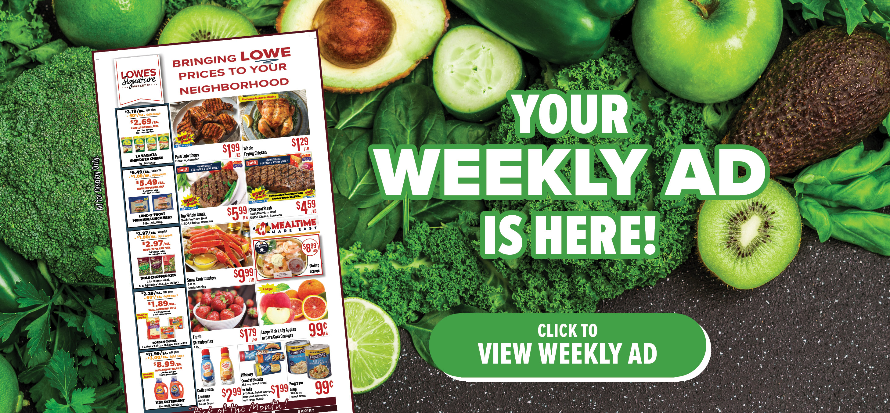 view weekly savings