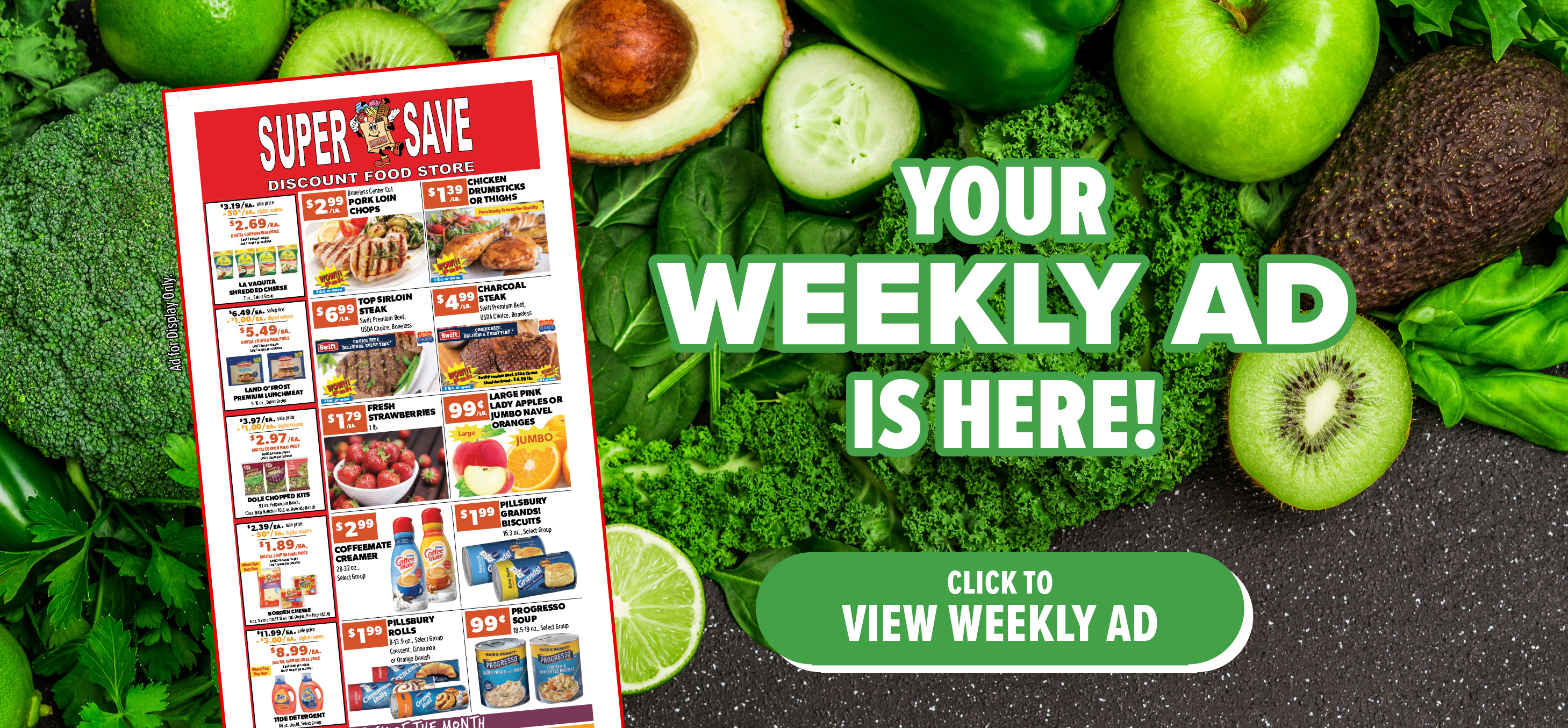 view weekly savings
