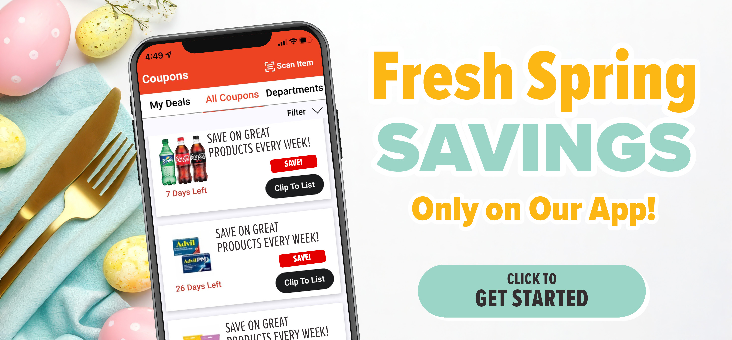 view weekly savings