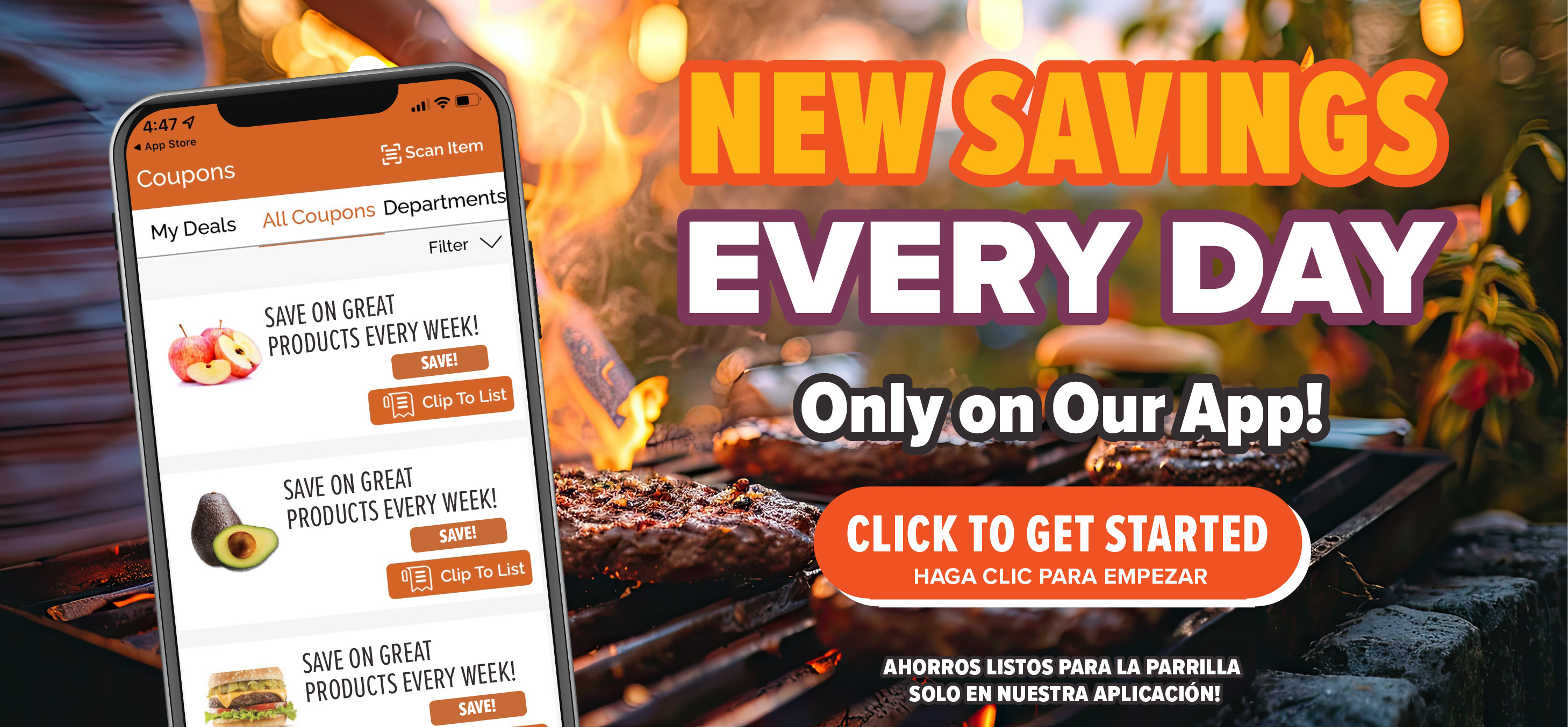 view weekly savings