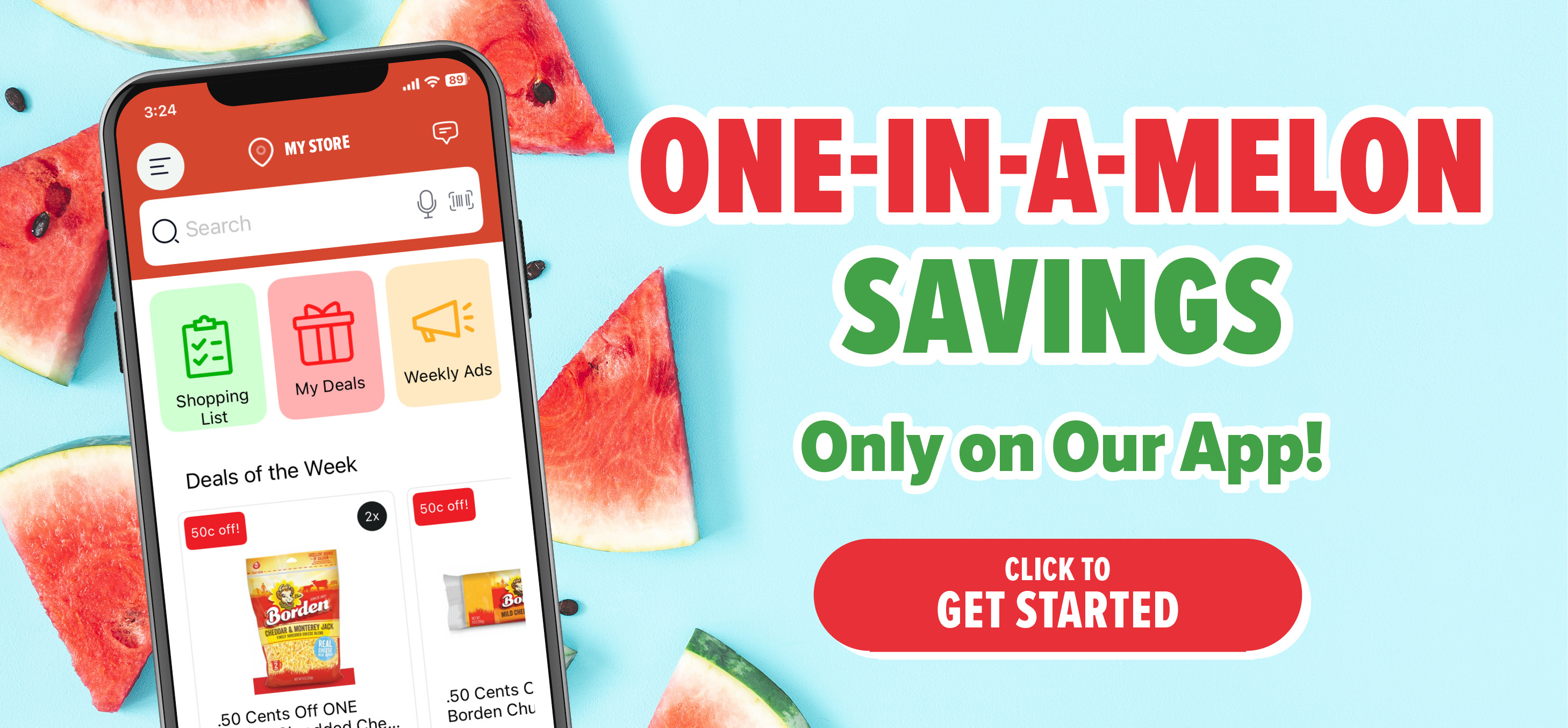 view digital coupons in our app. 