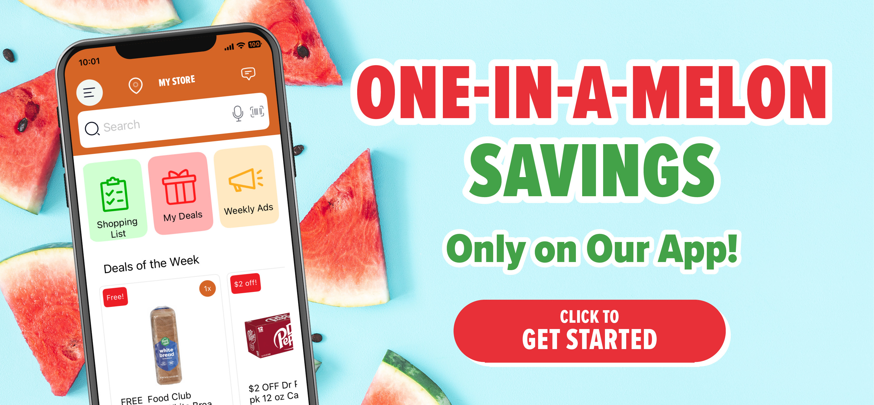 view digital coupons in our app