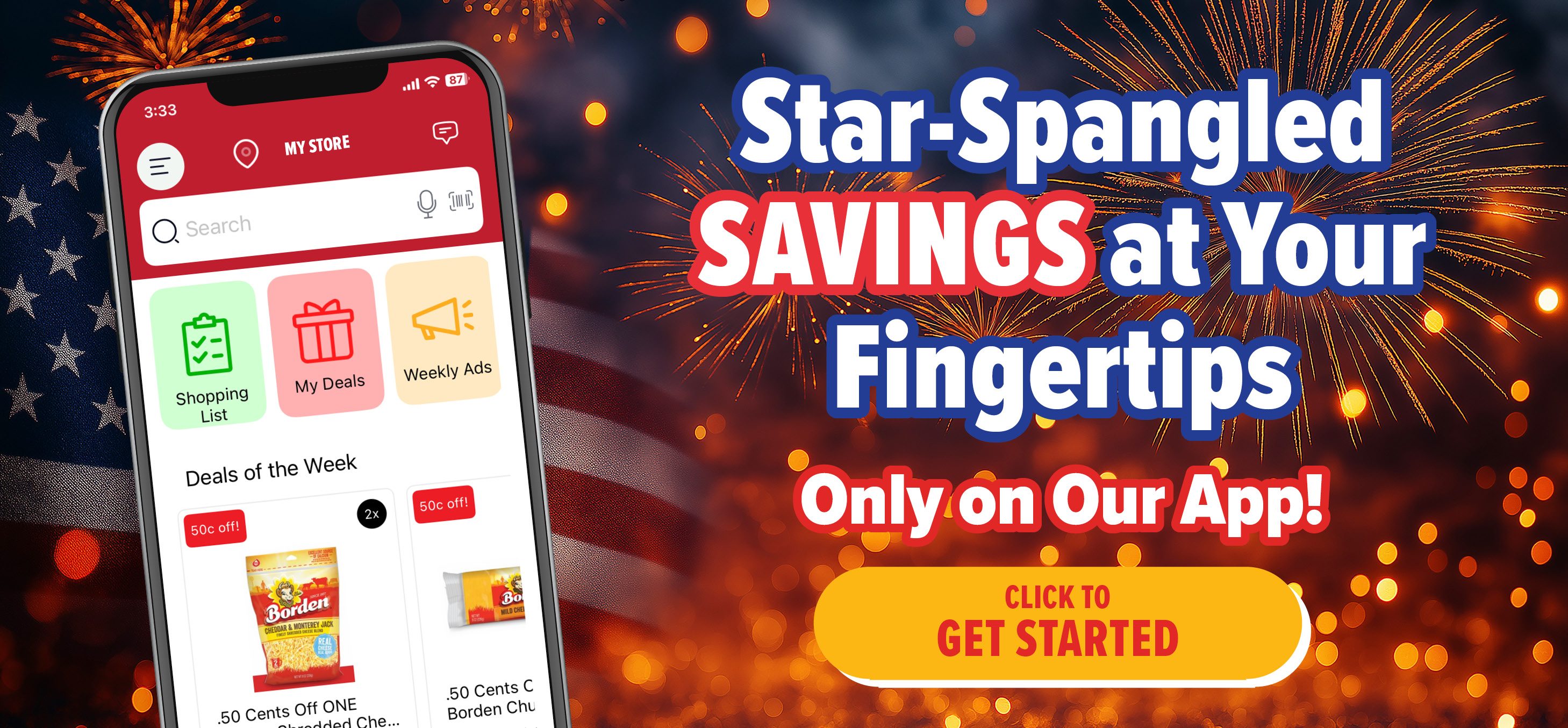 view digital coupons in our app
