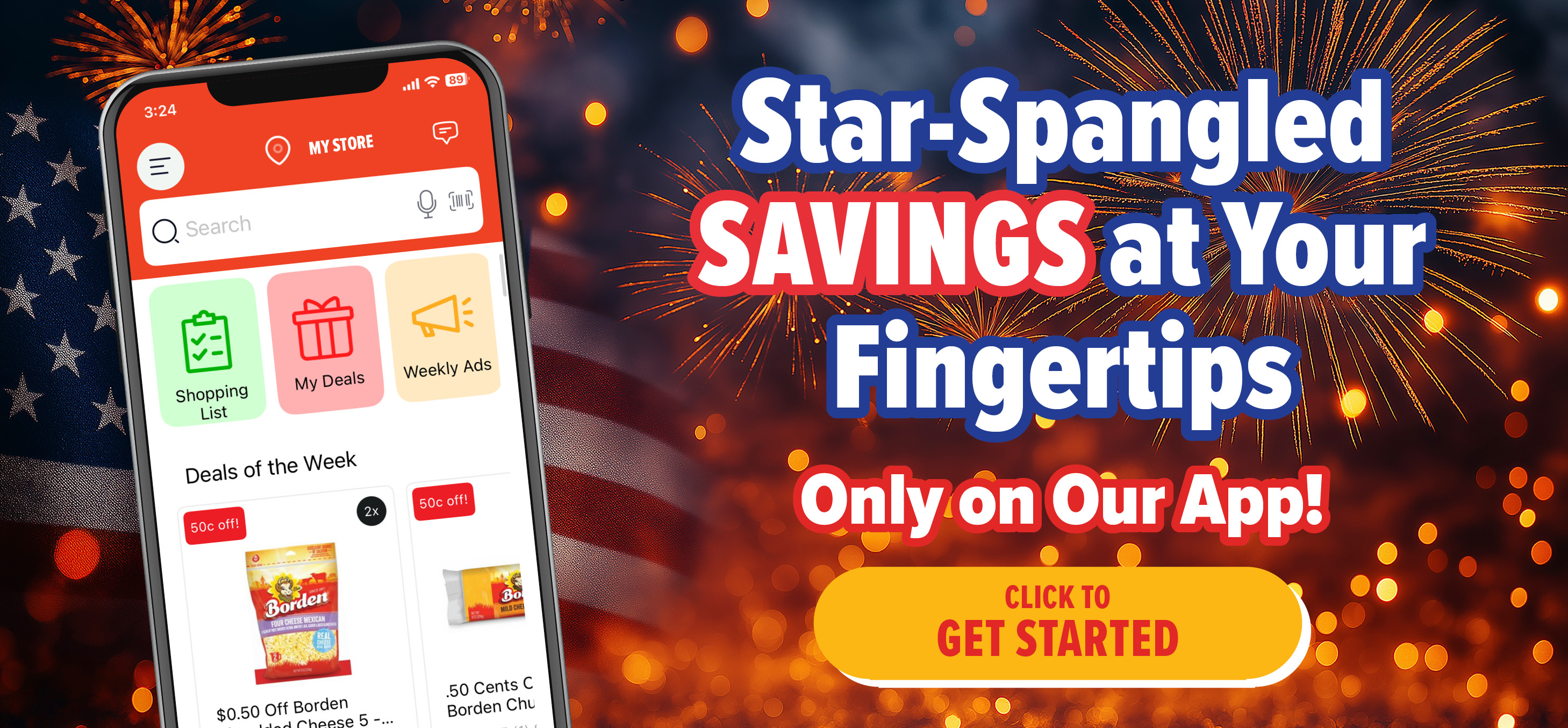 view digital coupons in our app