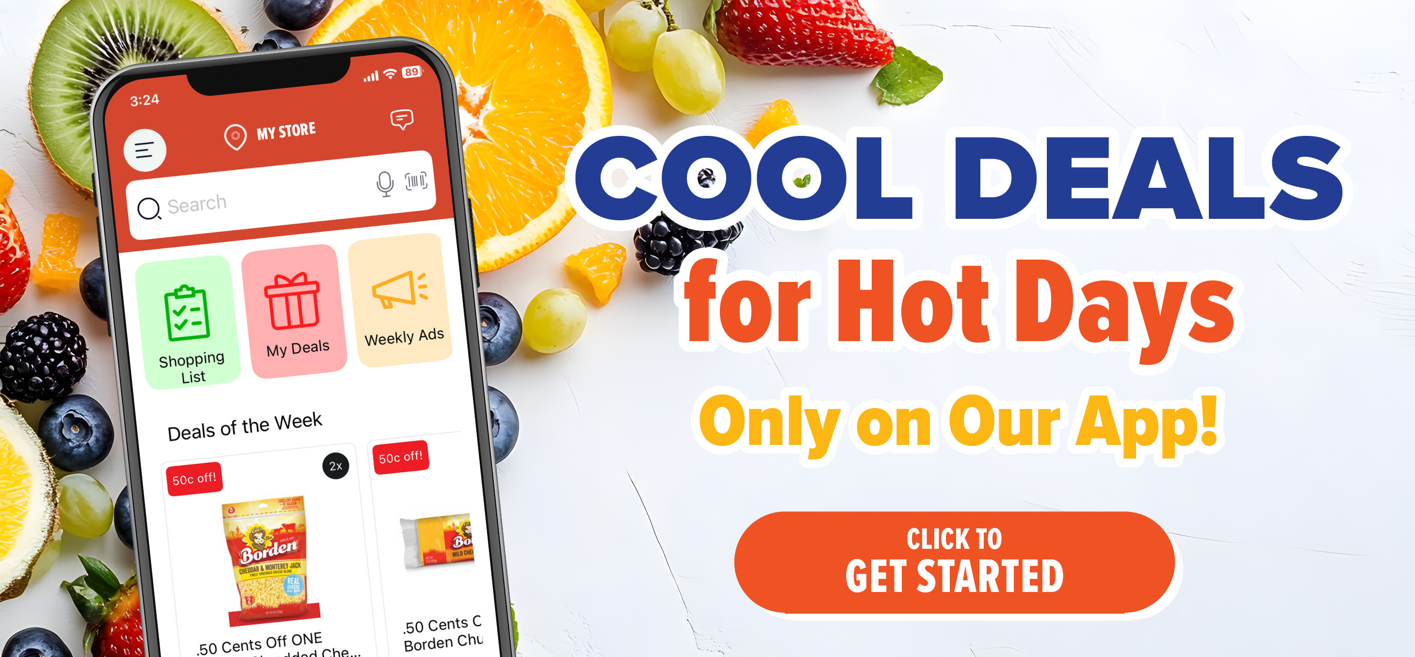 view digital coupons in our app