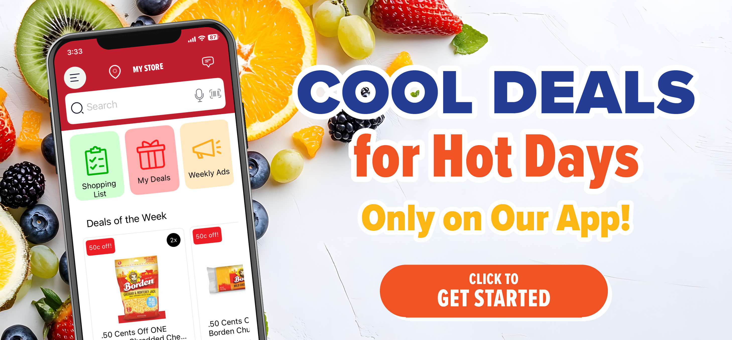 view digital coupons in our app
