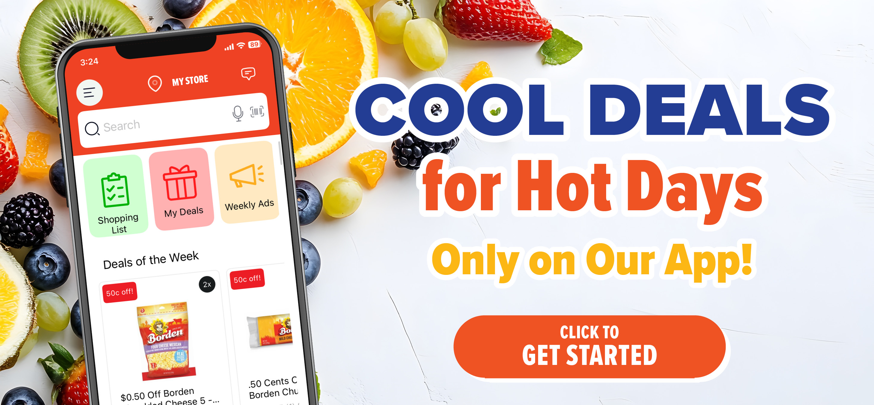 view digital coupons in our app