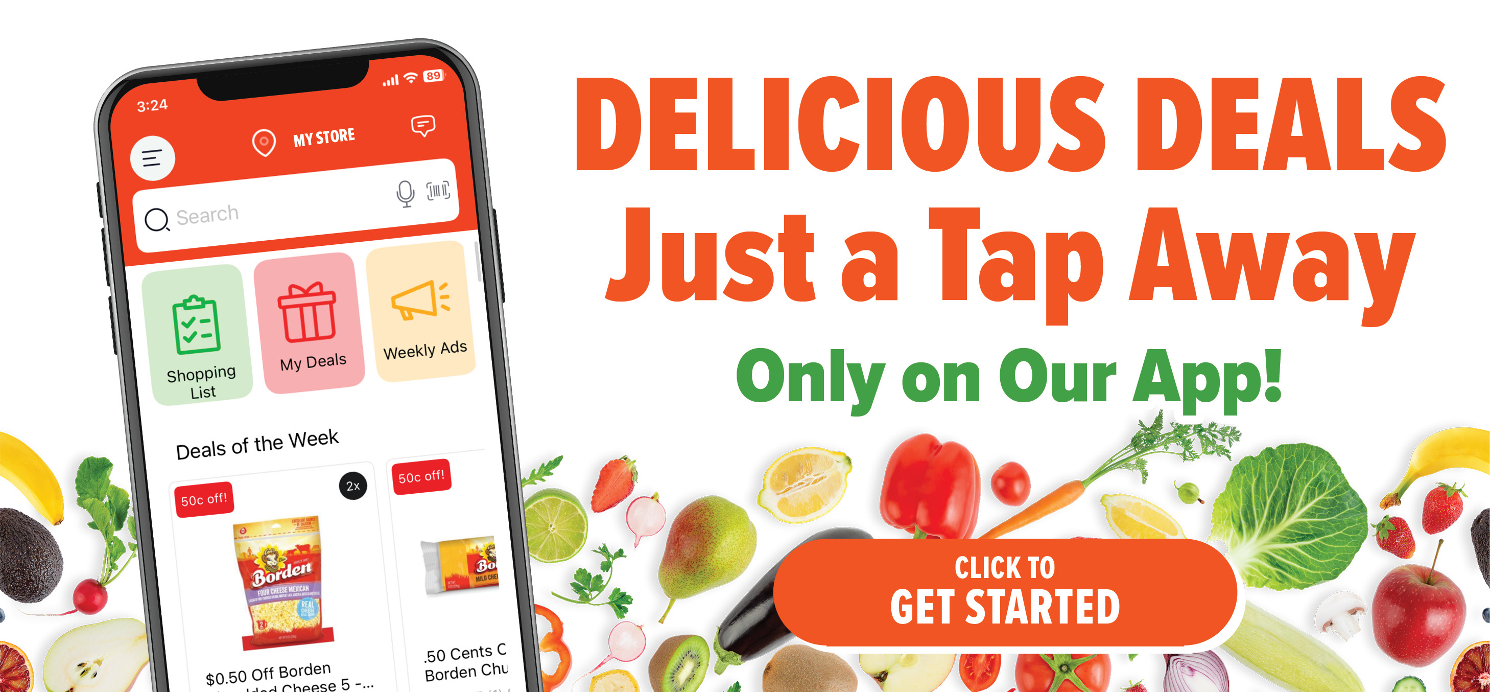 view digital coupons in our app