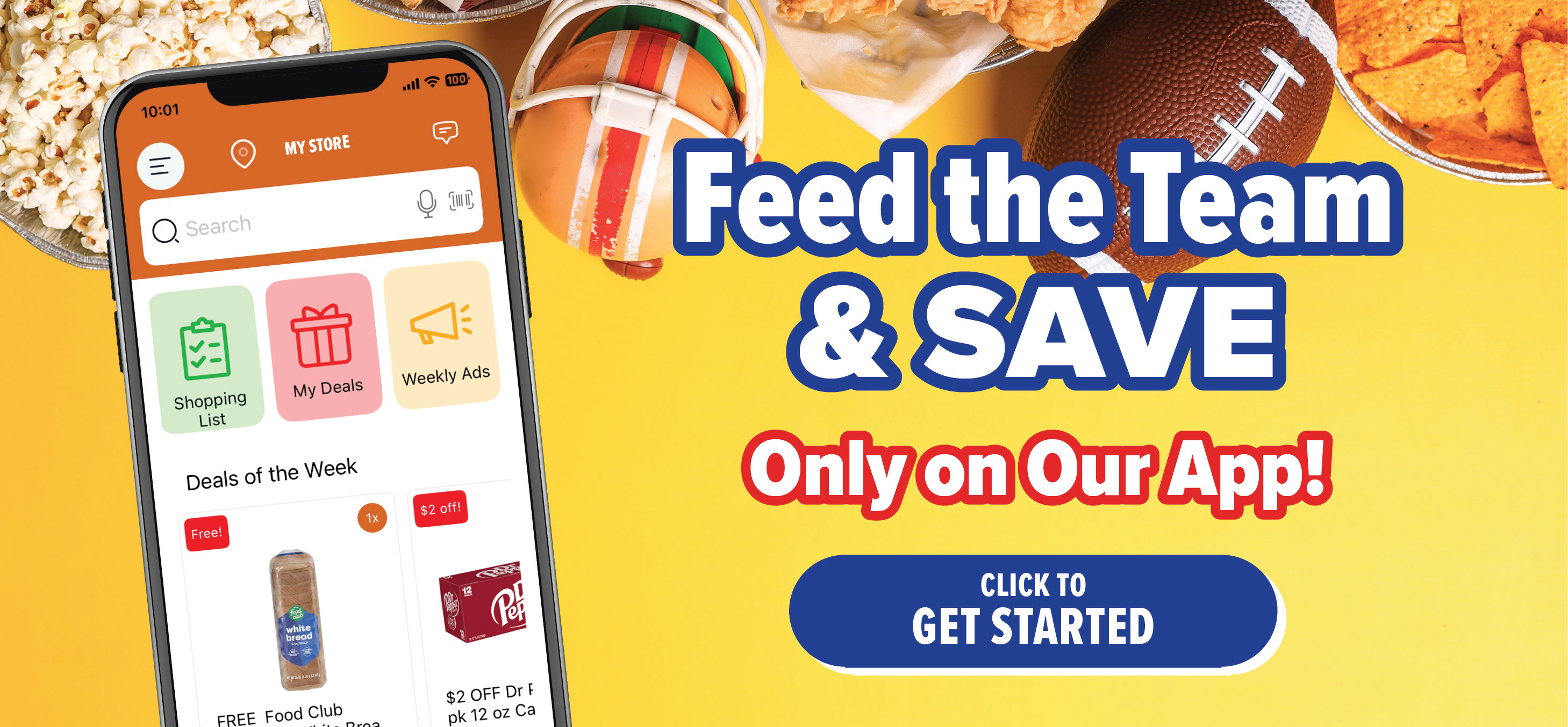 view digital coupons in our app