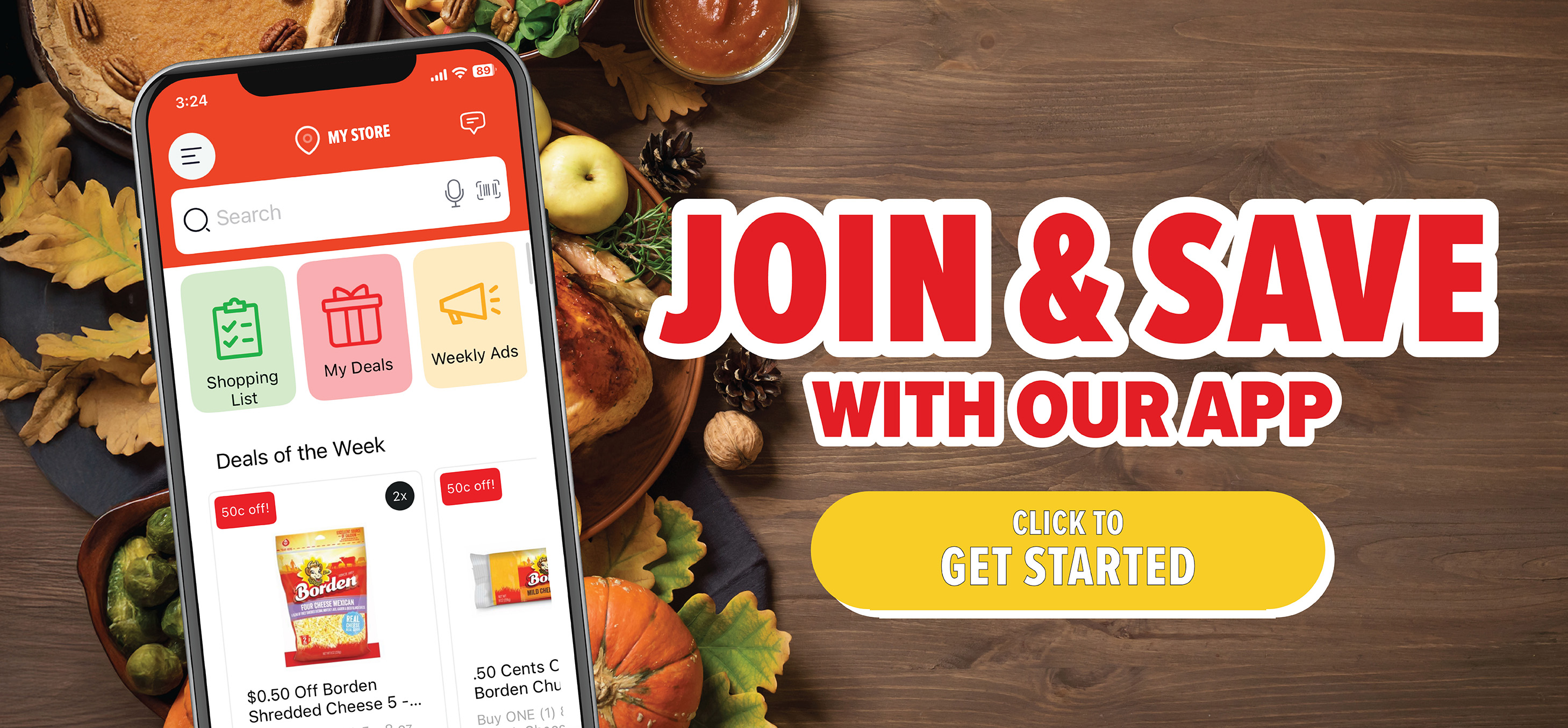 view digital coupons in our app