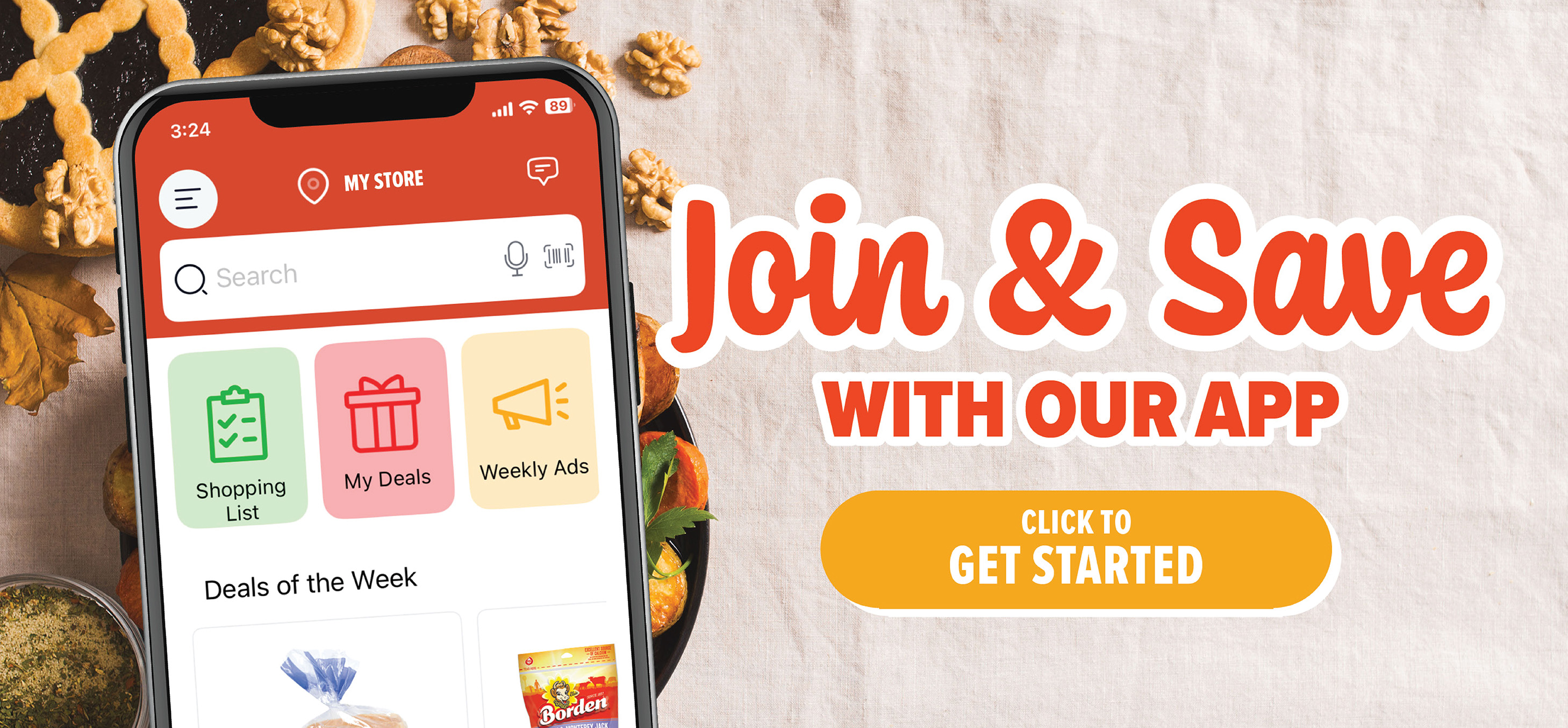 view digital coupons in our app