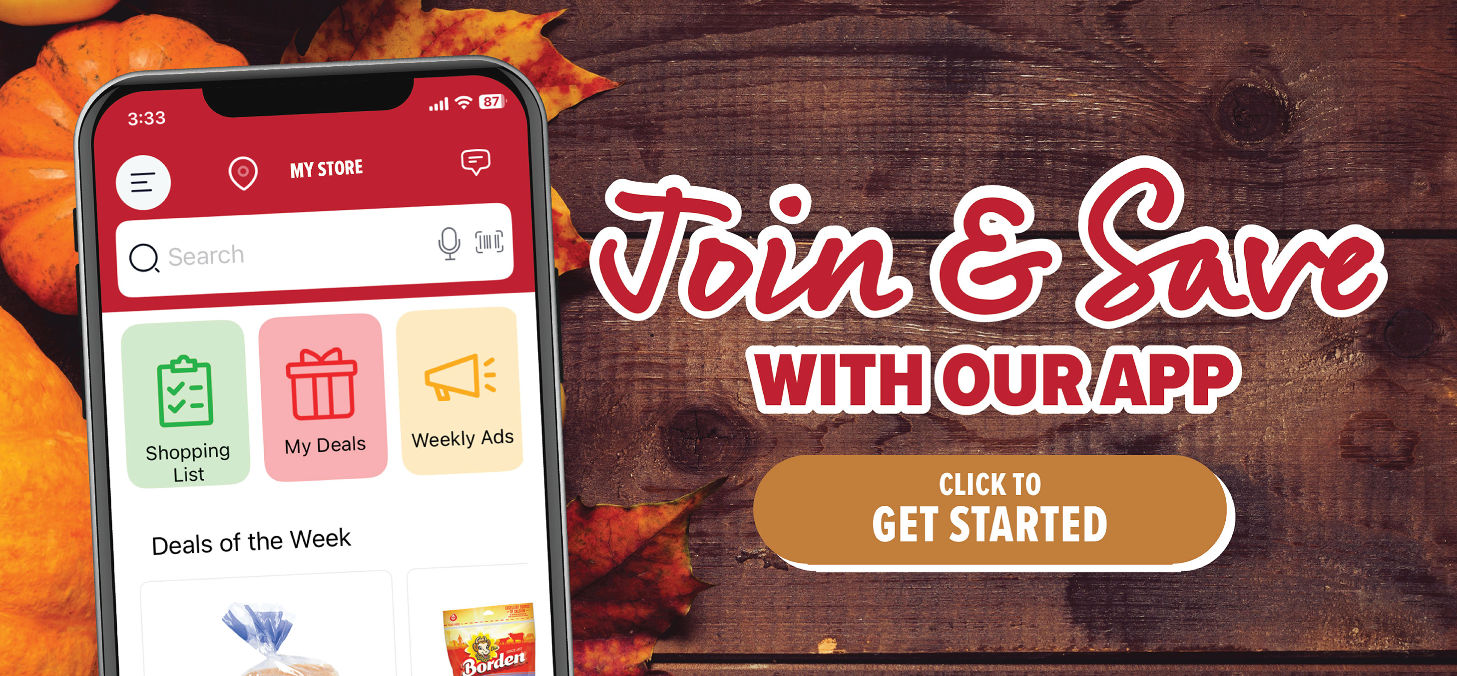 view digital coupons in our app