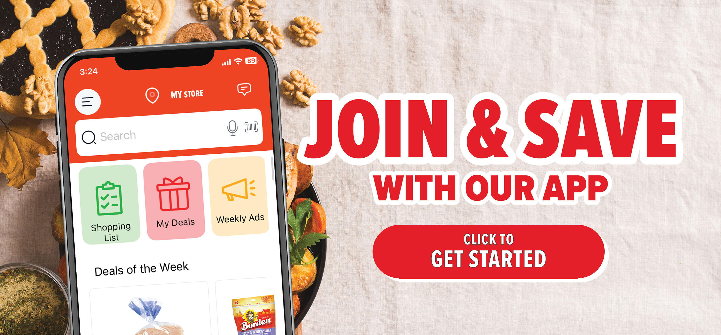 view digital coupons in our app