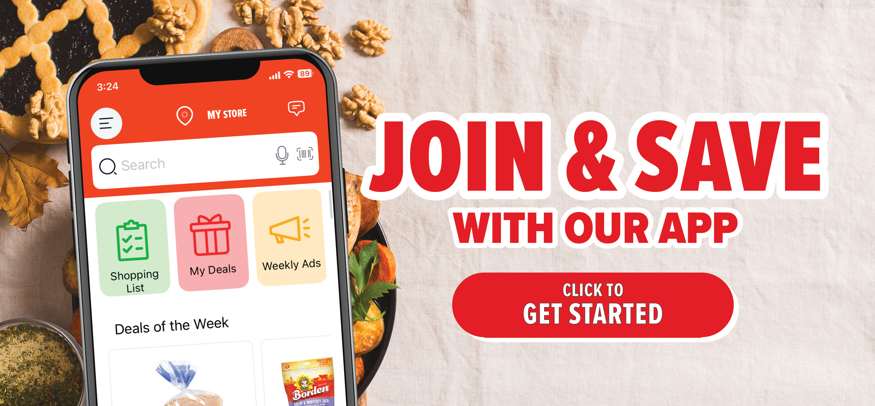 view digital coupons in our app