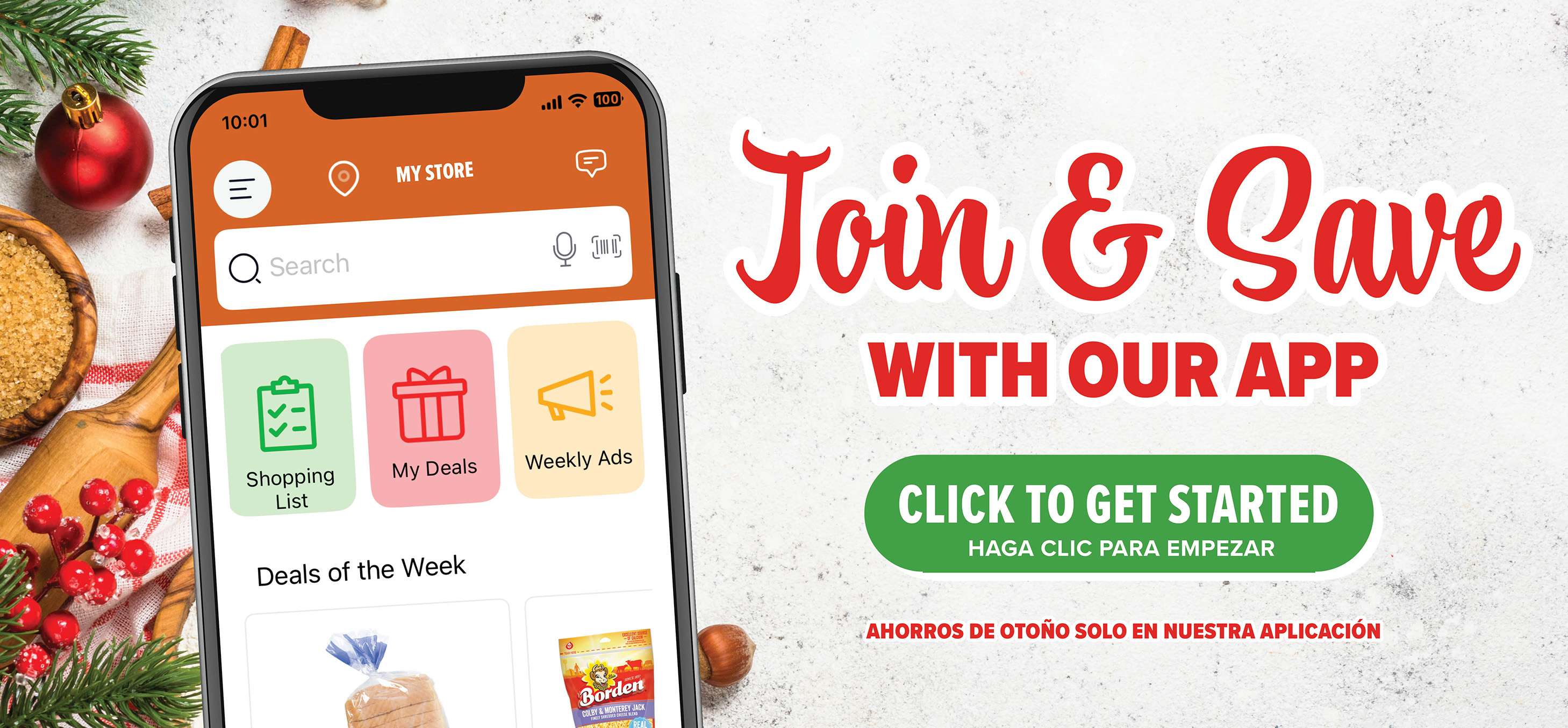 view digital coupons in our app