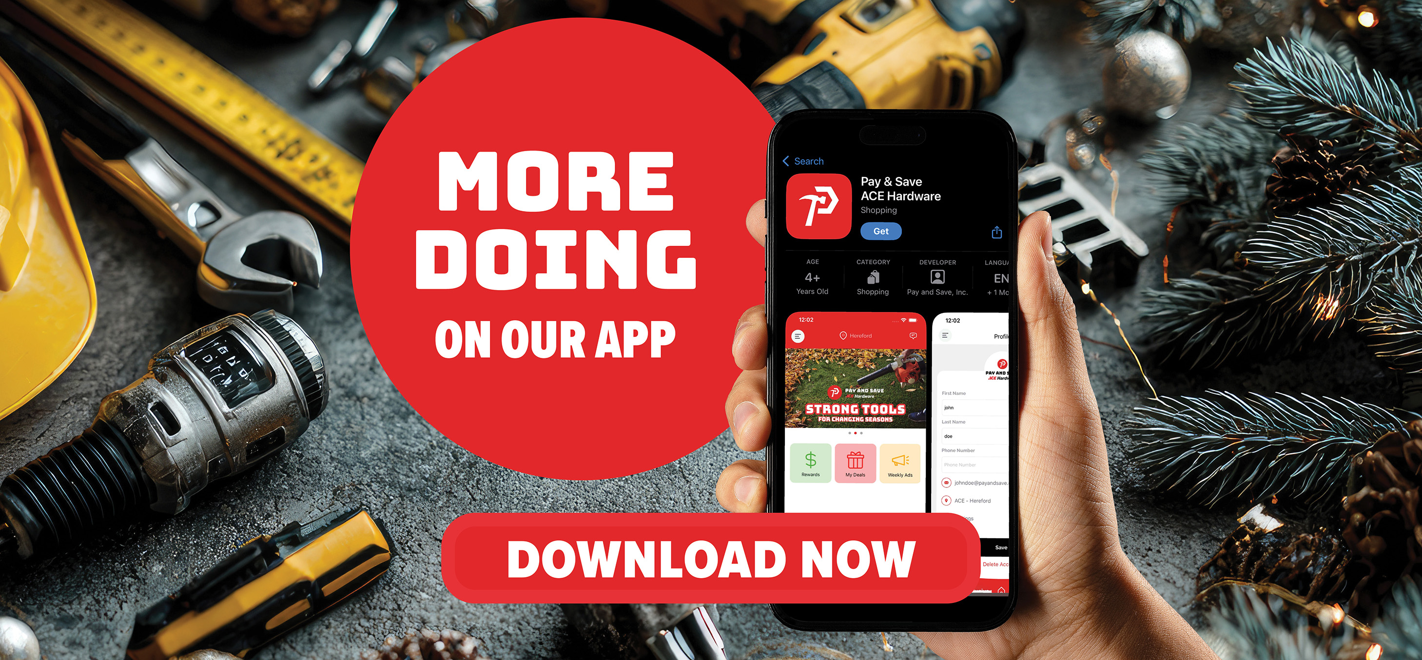 view digital coupons in our app