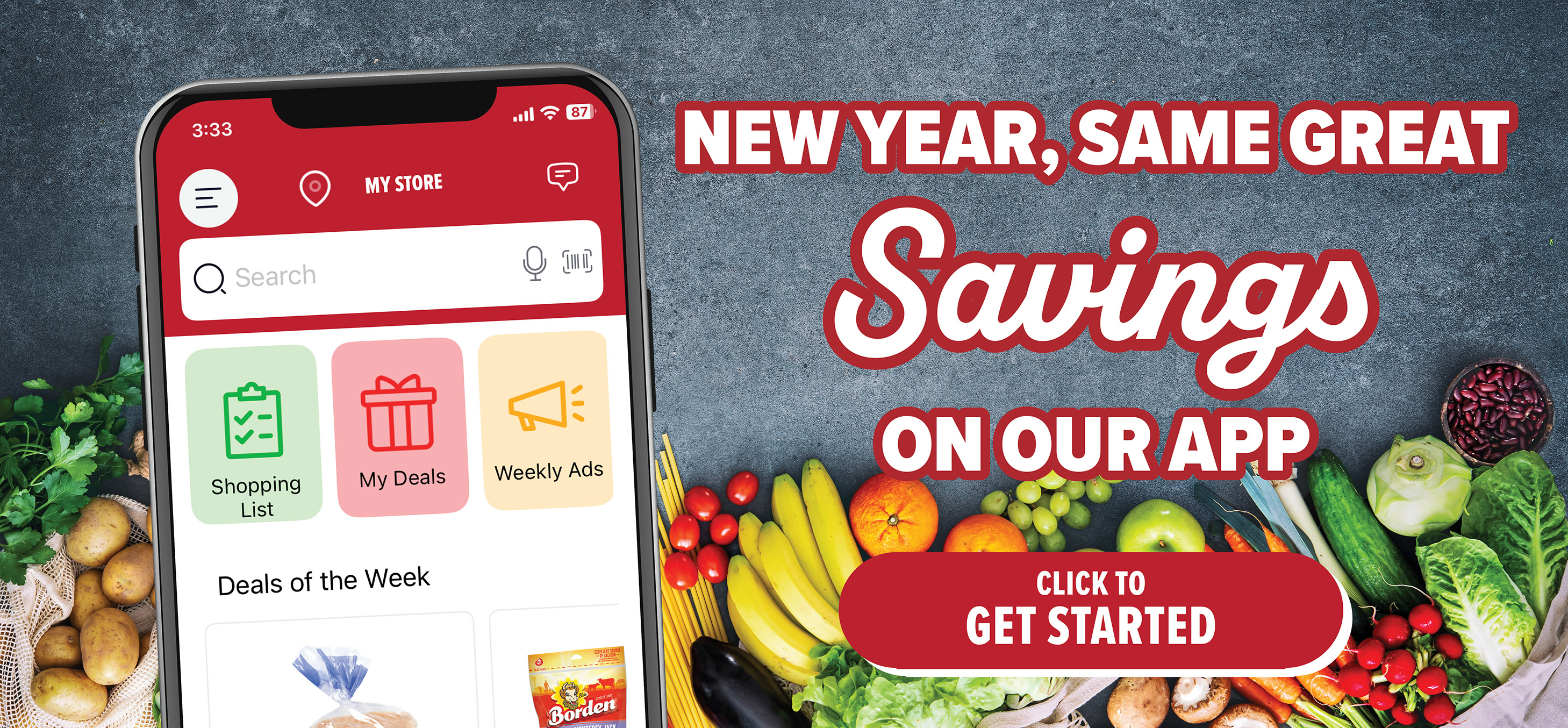 view digital coupons in our app