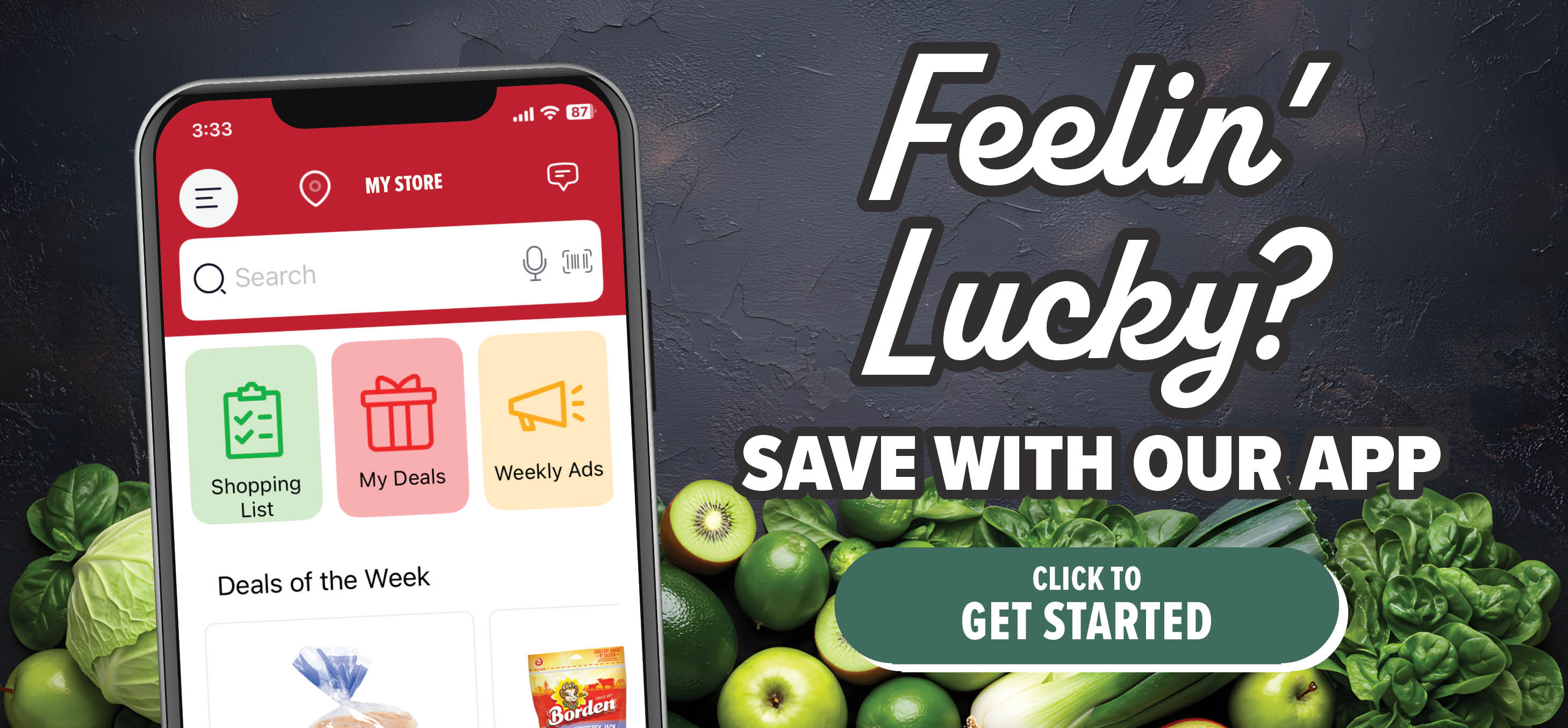 view digital coupons in our app