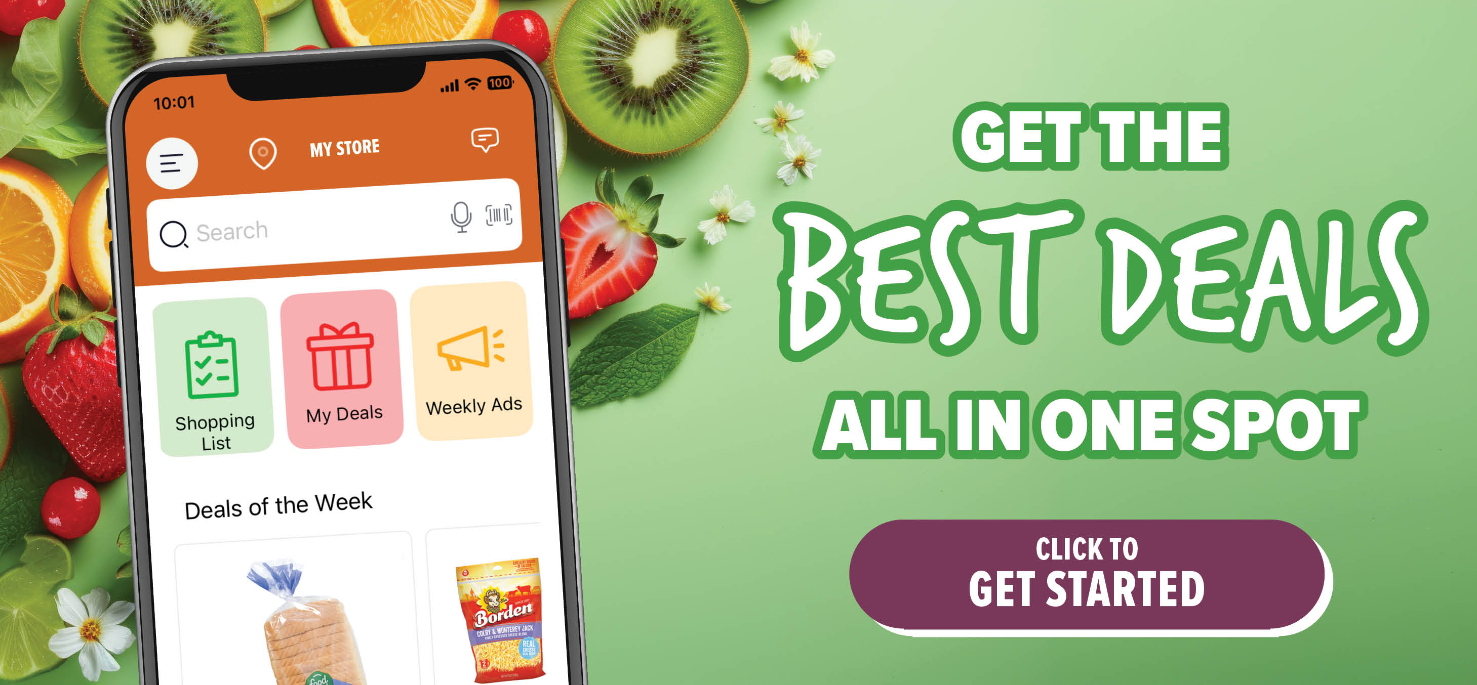 view digital coupons in our app