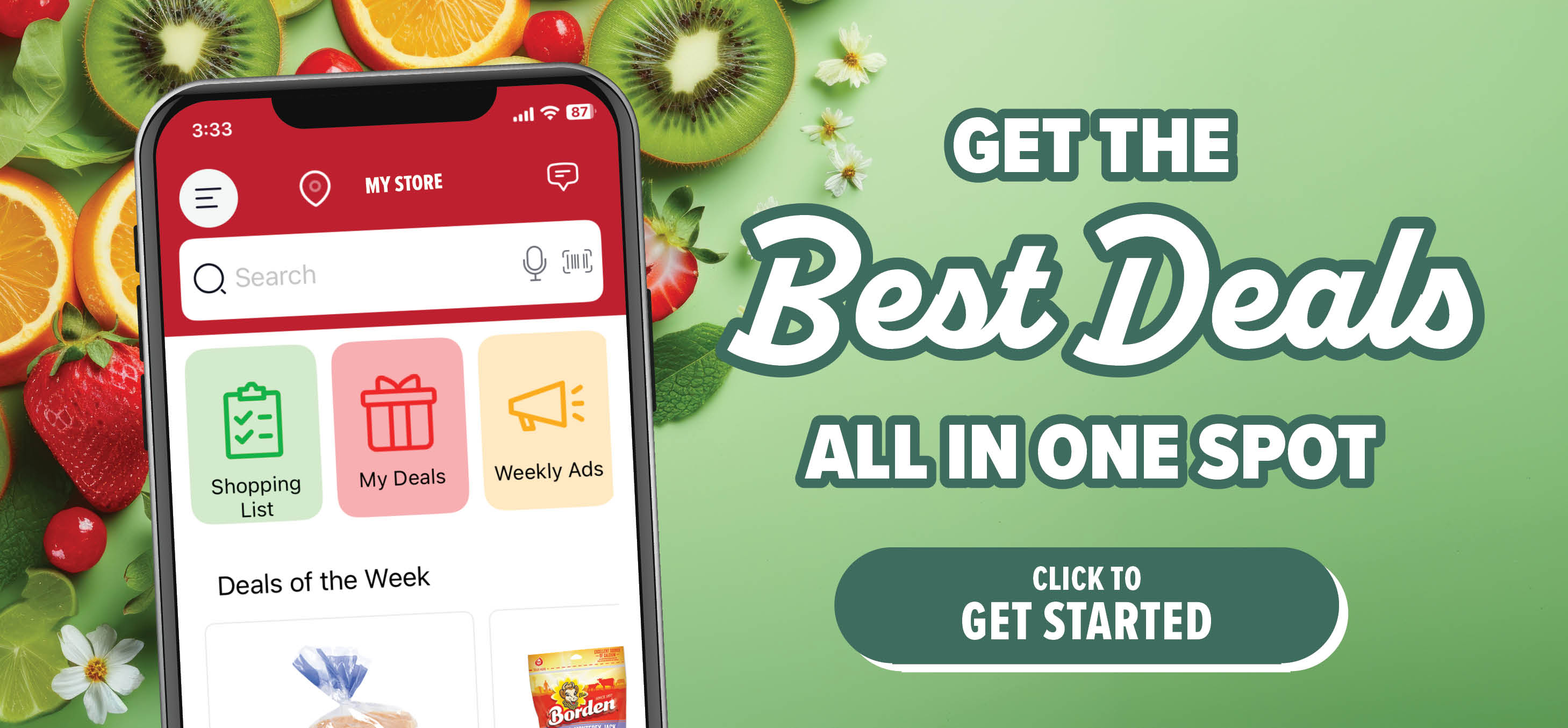 view digital coupons in our app