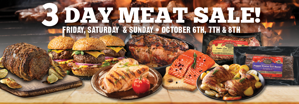 3 day meat sale