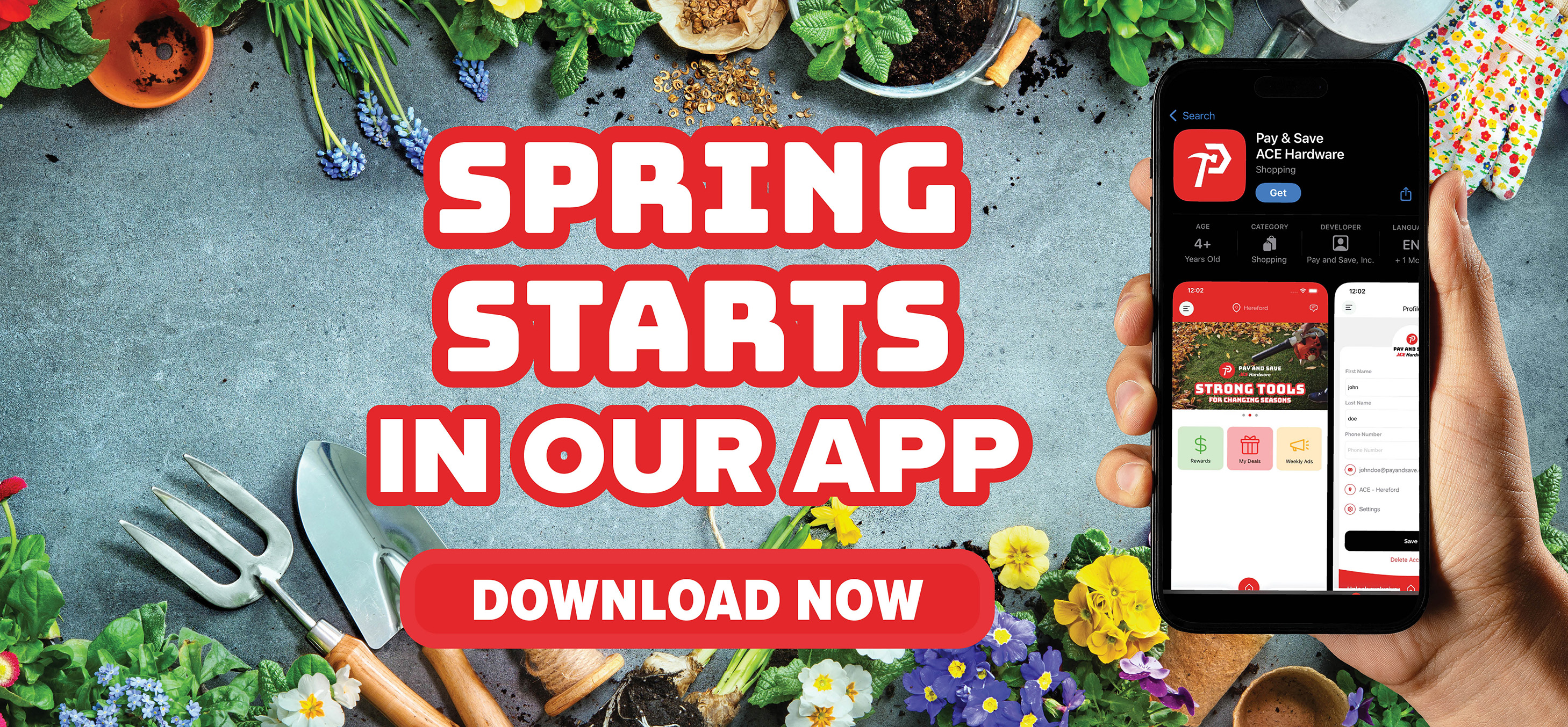 view digital coupons in our app