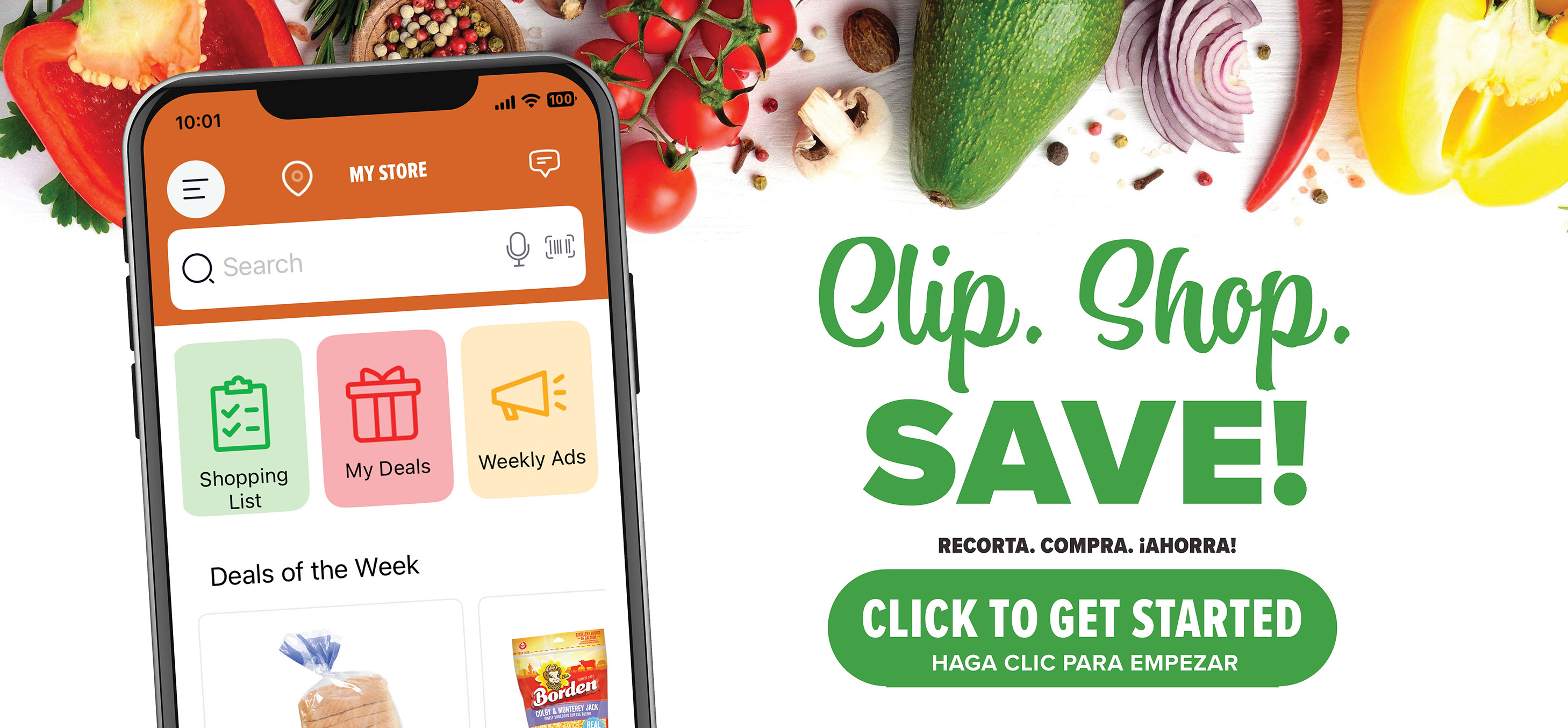 view digital coupons in our app