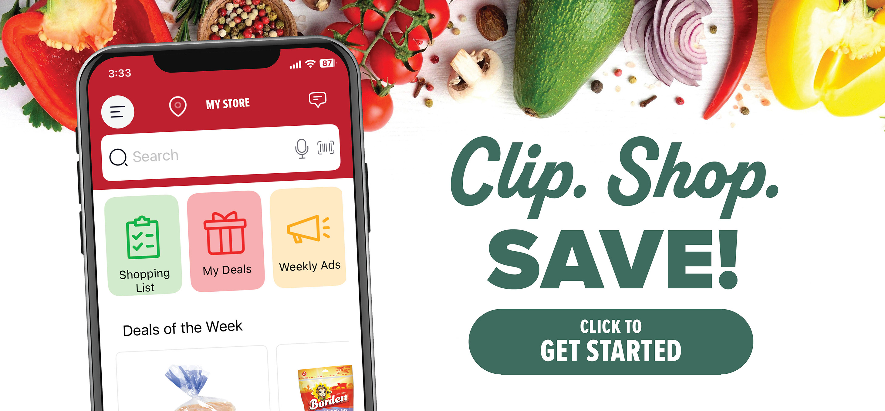 view digital coupons in our app
