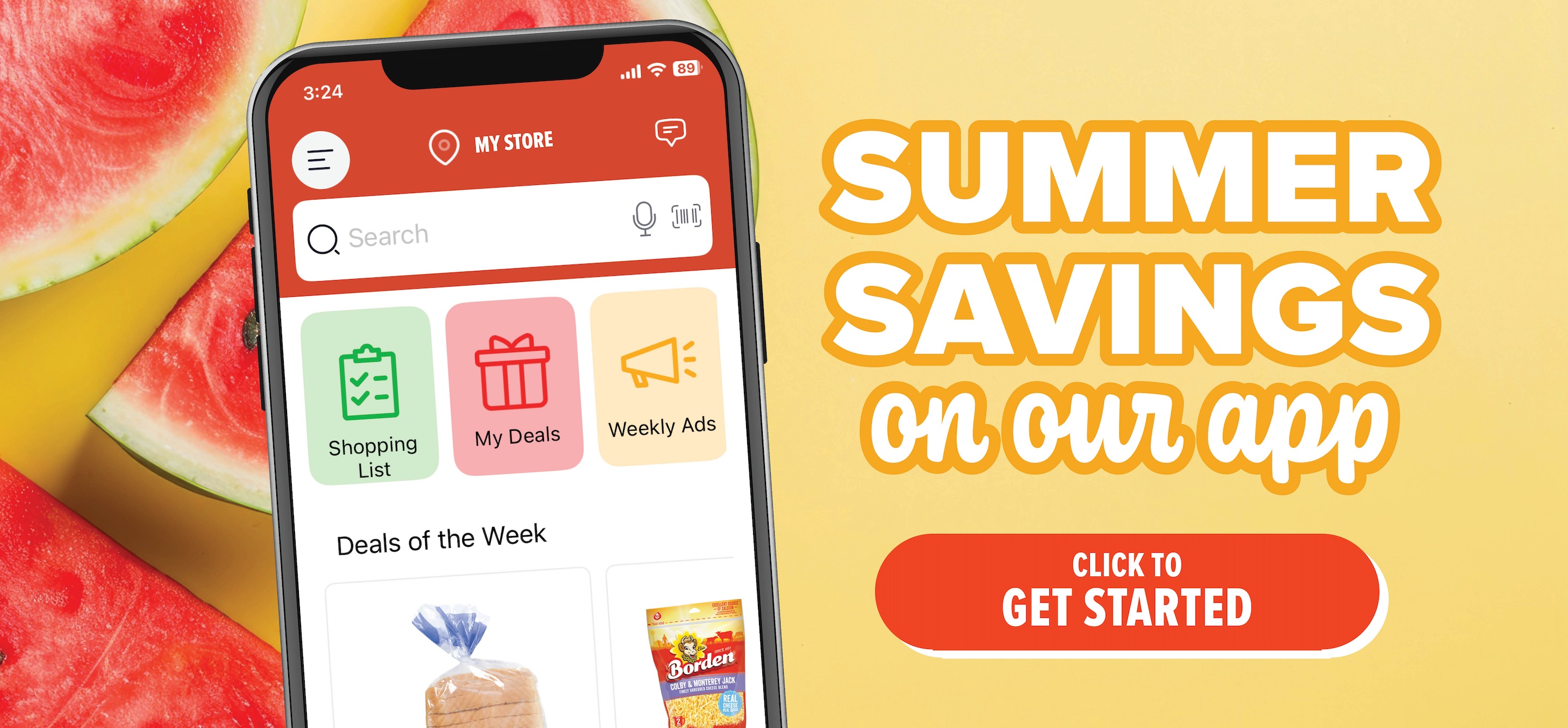 view digital coupons in our app
